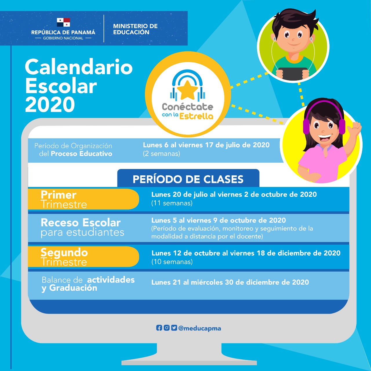 calendario escolar Covid
