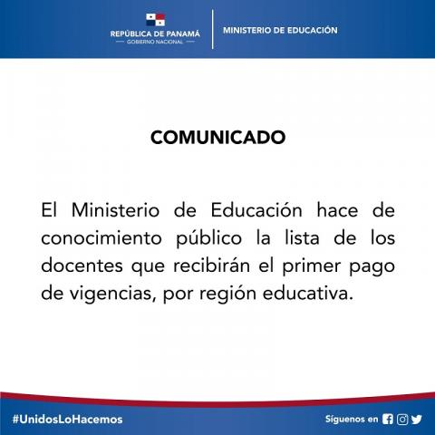 Pago a docentes